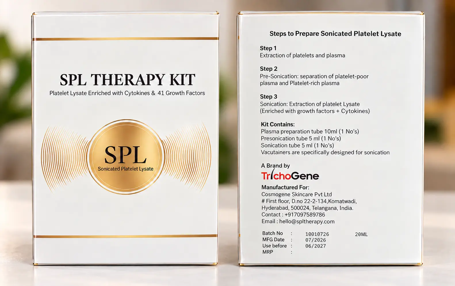 SPL – Sonicated Platelet Lysate
